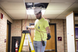 Calvin University, life safety electrical